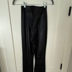 Commando's Faux Leather Flare Leggings